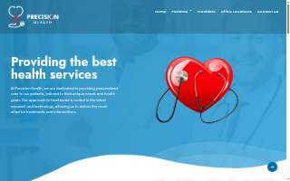 Precision Health And Wellness Personal Training website