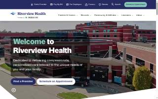 Riverview Health Behavioral Care website