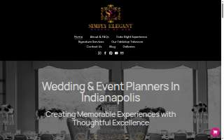 Simply Elegant Events By Kim of Noblesville website