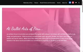 Ballet Arts of Peru website