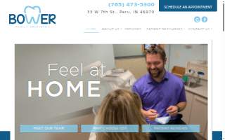 Bower Family Dentistry website
