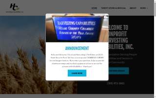 Harvesting Capabilities, Inc. website