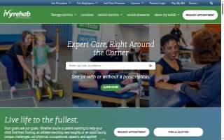 Ivy Rehab Physical Therapy of Peru website
