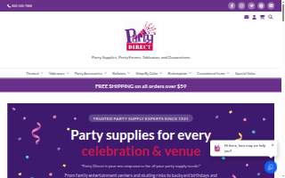 Party Direct website