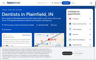 Aspen Dental - Plainfield website