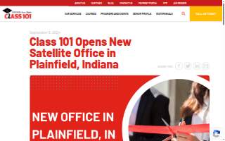 Class 101 Plainfield IN website