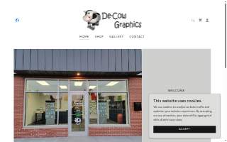 De-Cow Graphics website