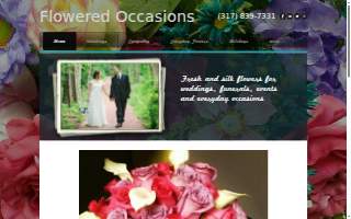 Flowered Occasions website