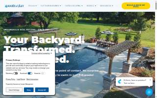 Pools of Fun website