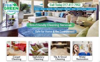 Real Green Cleaning website