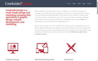 Creekside Design website