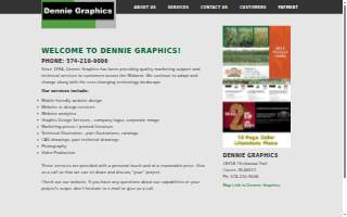 Dennie Graphics website