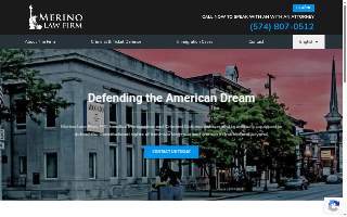 Merino Law Firm website