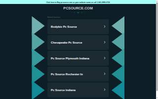 PC Source website