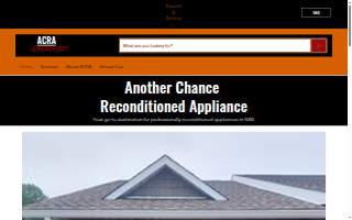 Another Chance Reconditioned Appliance website