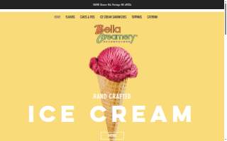 Bella Creamery website