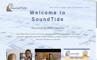 SoundTide Music School website