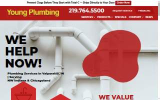Young Plumbing of Portage website