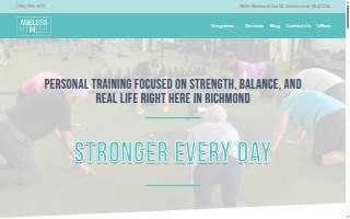 Ageless Fitness website