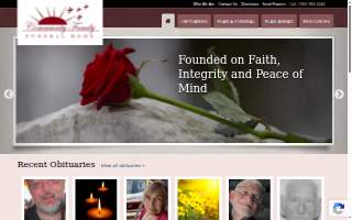 Community Family Funeral Home website