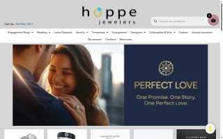 Hoppe Jewelers website