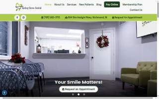 Spring Grove Dental website