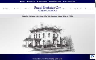 Stegall-Berheide-Orr Funeral website