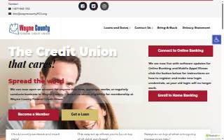 Wayne County Federal Credit Union website