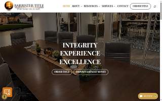 Barrister Title website