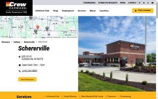 Crew Carwash of Schererville website