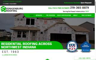 Eenigenburg Roofing website