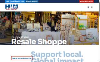 Hearts In Motion Resale Shoppe website