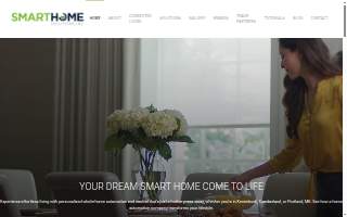 Smart Home Solutions website
