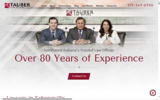 Tauber Law Offices website