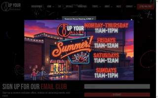 Up Your Alley website