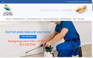 A1 Pest Pros website