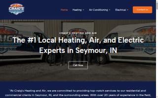 Craig's Heating and Air website