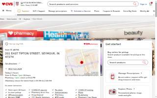 CVS of Seymour website
