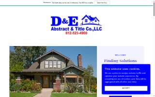 D & E Abstract & Title Co website