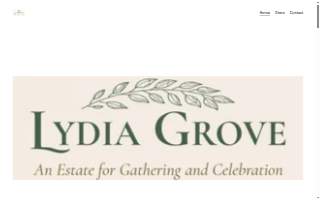 Lydia Grove Winery - Brewery - Wedding/Event Center website