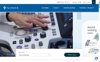 Schneck Medical Center Home Health website
