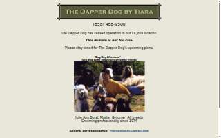 The Dapper Dog website