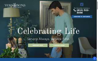 Voss & Sons Funeral Service website
