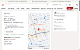 Walgreens of Seymour website