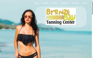 Bronze Bay Tanning Center website