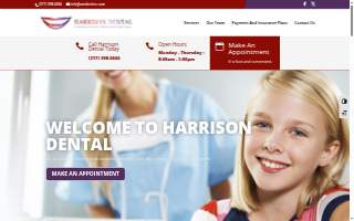 Harrison Dental website