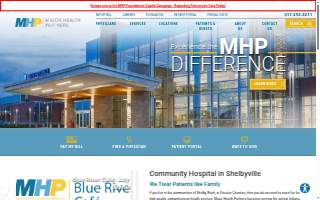 MHP Sports Medicine website