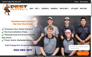 Pest Assassin website