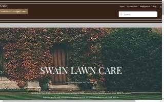 Swain Lawn Care website