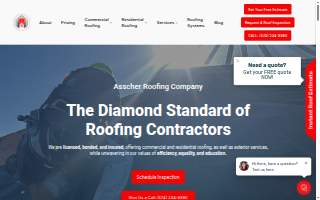 Asscher Roofing Company website